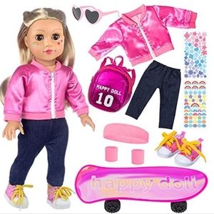 7 pcs. Doll skateboard accessories